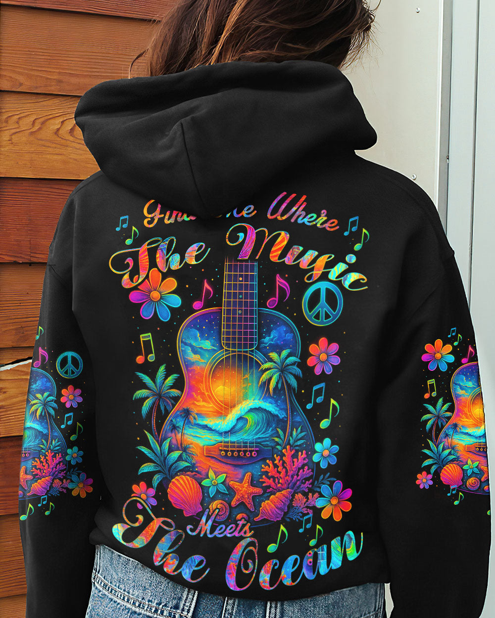 Find Me Where the Music Meets the Ocean Tropical Guitar Music _26 Ocean AOP Shirts _5_ A7aqN