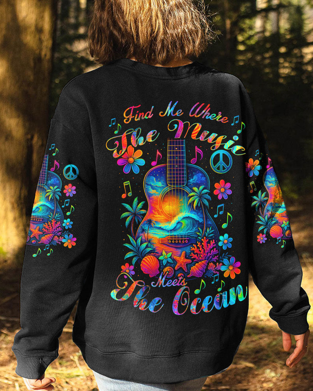 Find Me Where the Music Meets the Ocean Tropical Guitar Music _26 Ocean AOP Shirts _7_ bmDA4