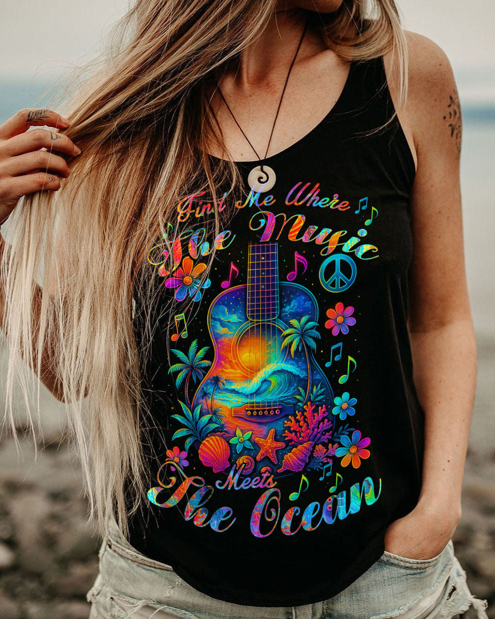 Find Me Where the Music Meets the Ocean Tropical Guitar Music _26 Ocean AOP Shirts _9_ gCdu0