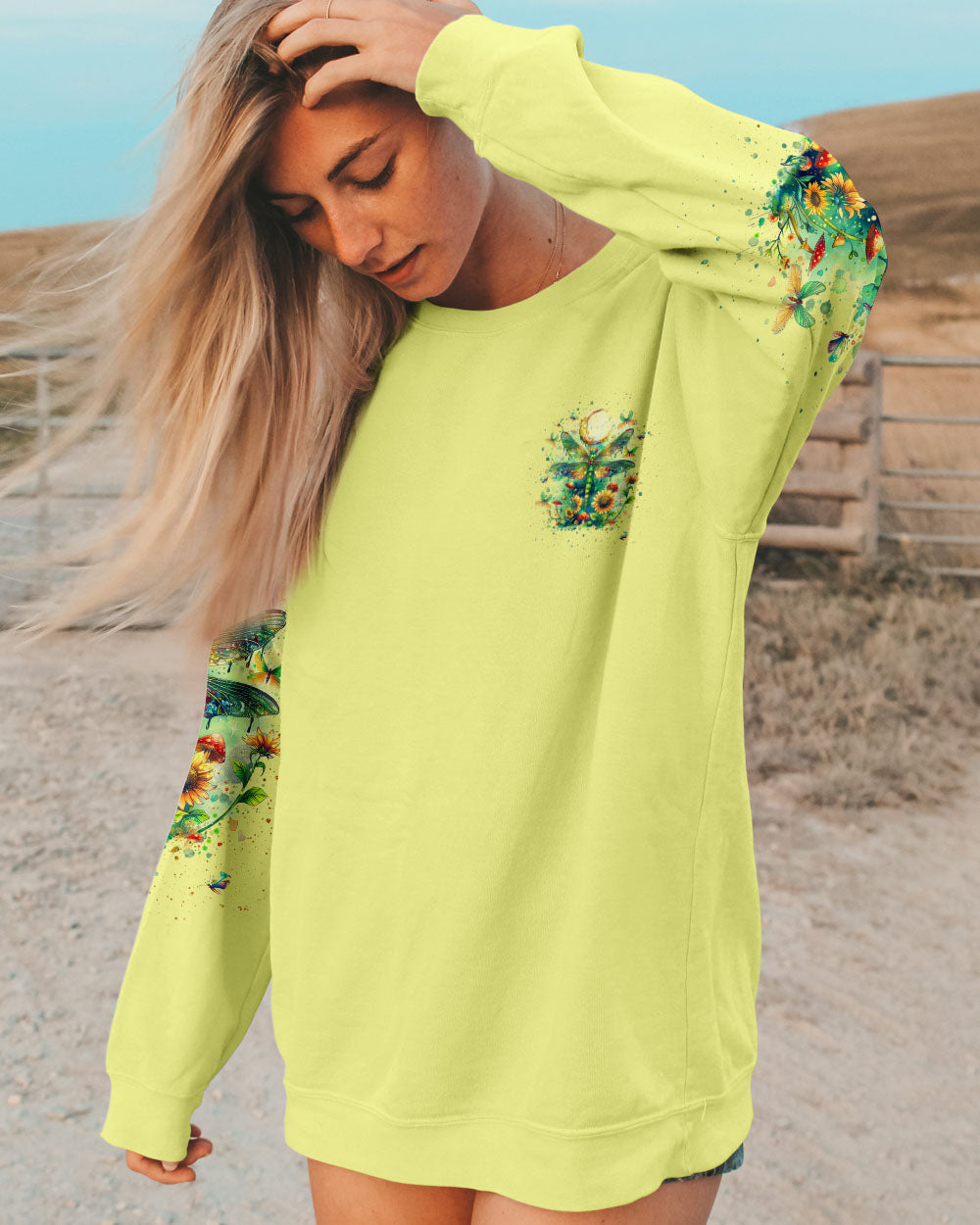 Fly Me to the Moon Let Me Play Among the Stars Dragonfly Celestial Graphic AOP Shirts _6_ tYmCI