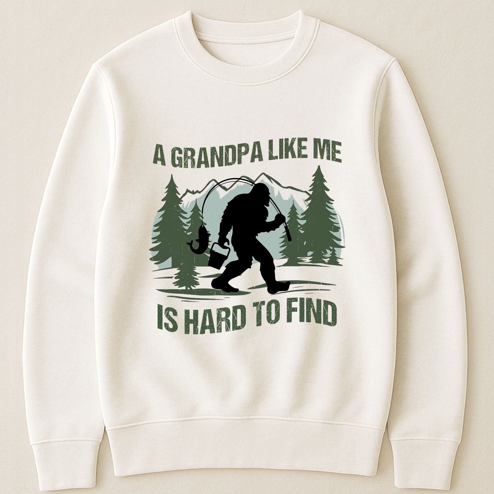 Funny Bigfoot For Dad_ Grandpa_ Men_ Him Personalized Shirt_3
