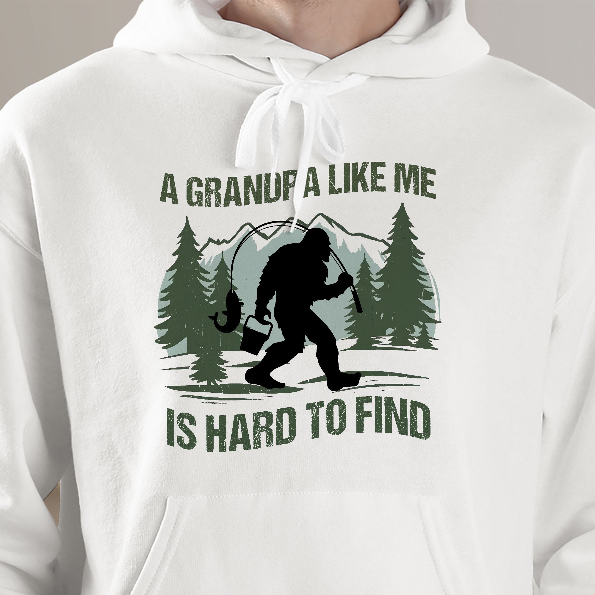 Funny Bigfoot For Dad_ Grandpa_ Men_ Him Personalized Shirt_5