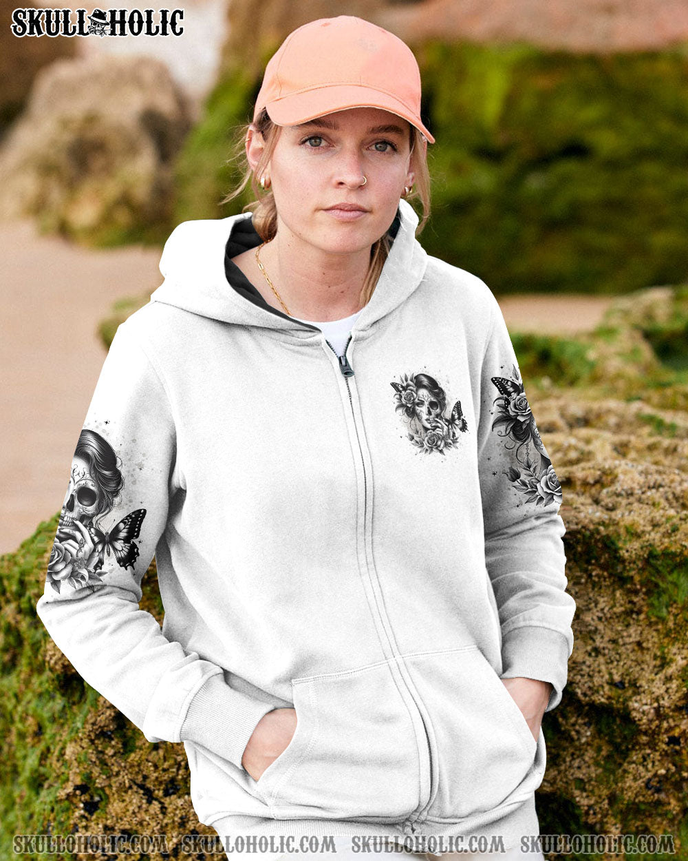 Good Girl Gone Bad The B in Me Came Out Gothic Skull _26 Roses Attitude AOP Shirts _4_ PHYJR