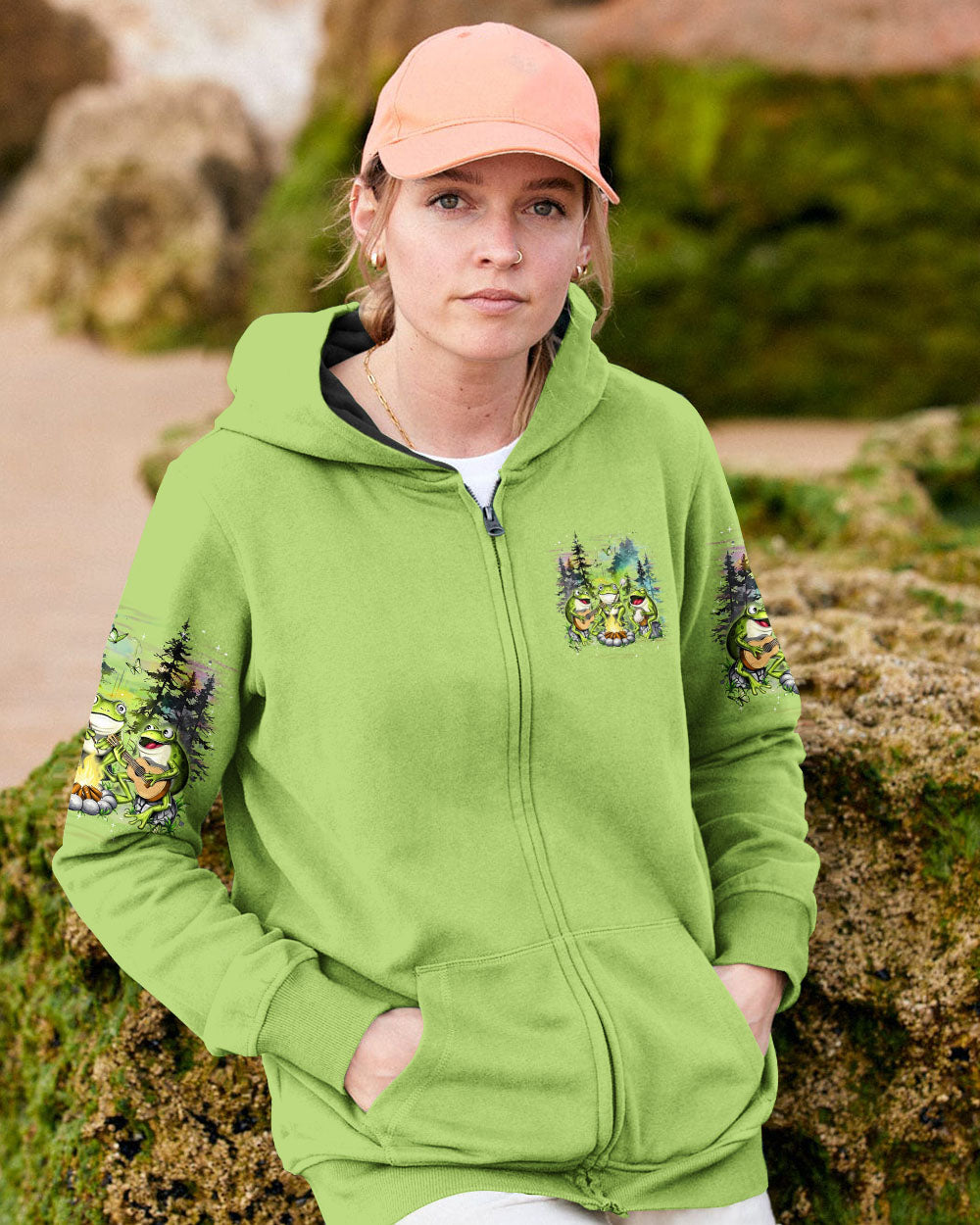 Good Times Crazy Friends Amazing Memories Frog Camping Campfire AOP Shirts _3_ fOMht