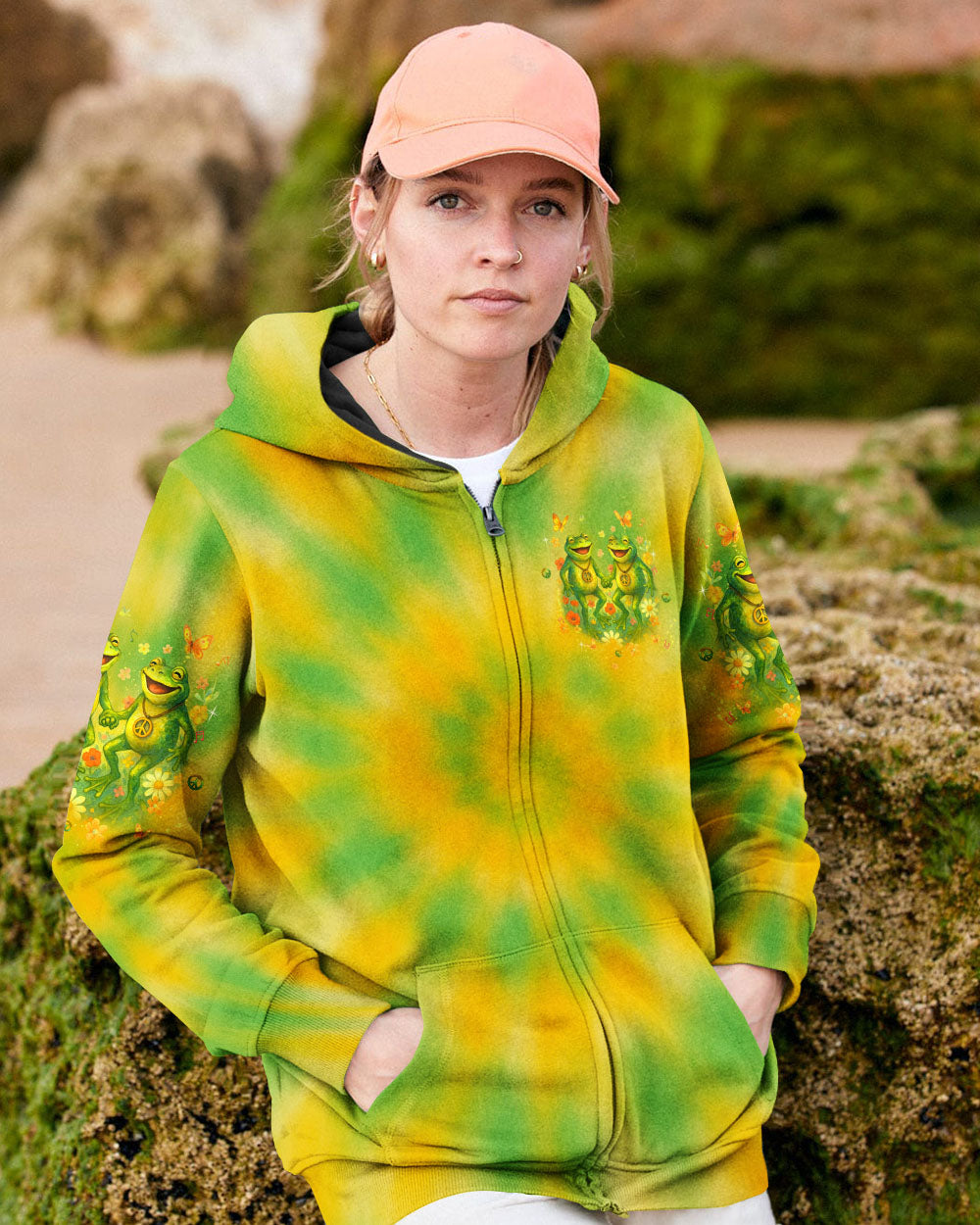 Good Times Crazy Friends Amazing Memories Yellow and Green Tie Dye for Women AOP Shirts _11_ nwPXo