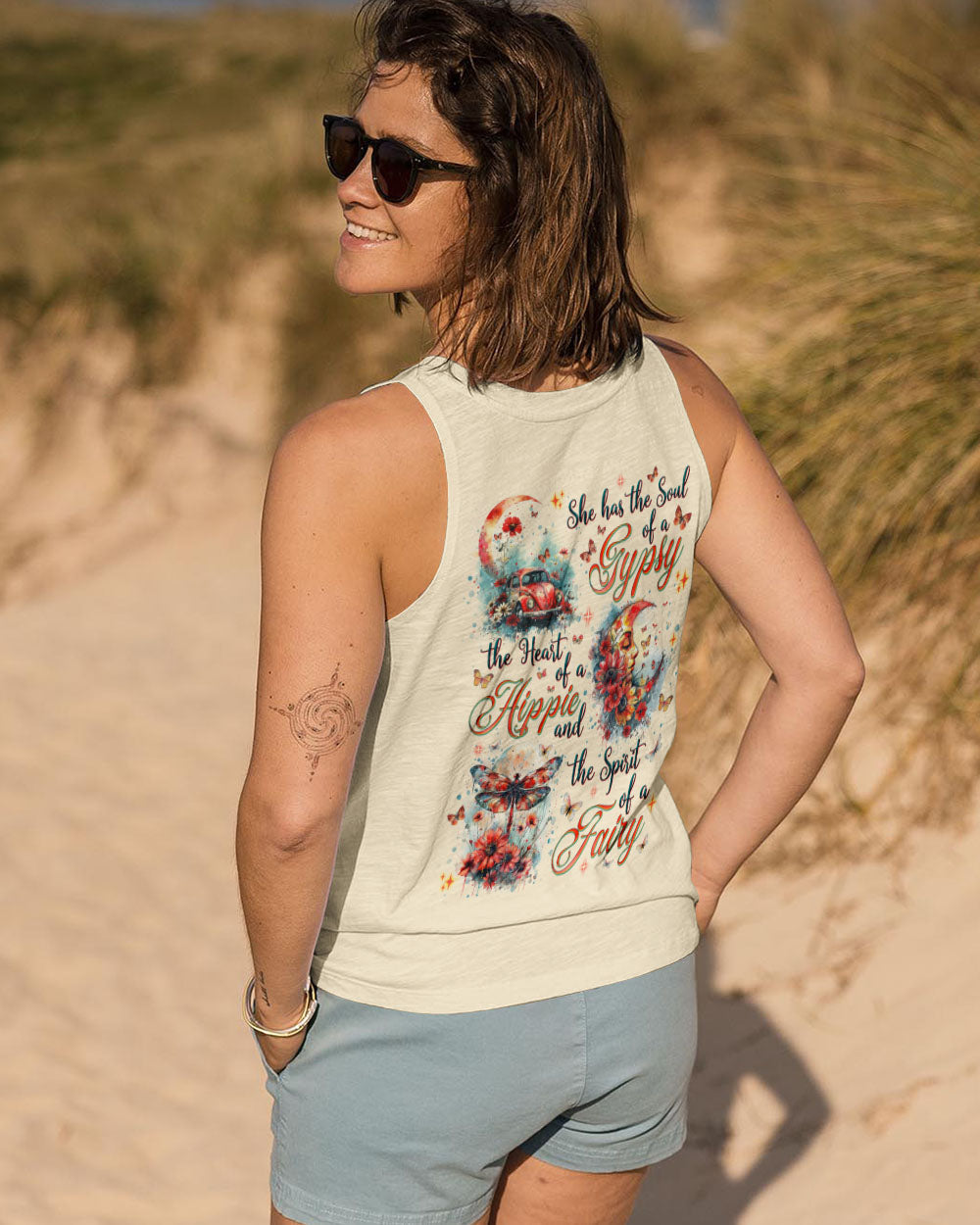 Gypsy Soul Fairy Spirit Hippie Heart and Moon Vintage VW Bug AOP Shirts _13_ Fmrn9