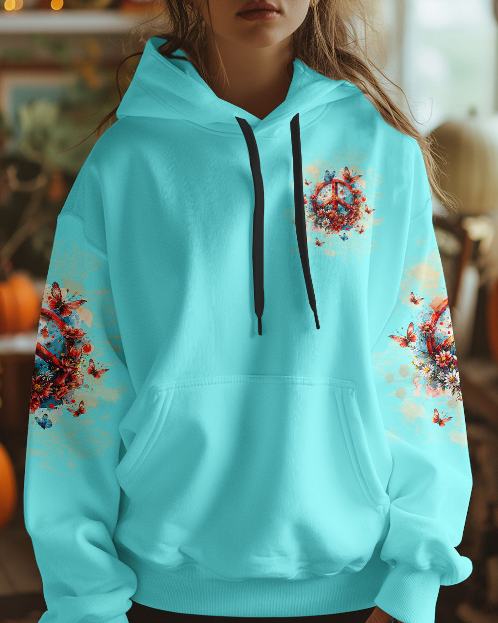 Gypsy Soul Hippie Heart Fairy Peace Van and Flower Vintage Butterfly AOP Shirts _4_ iMPFq