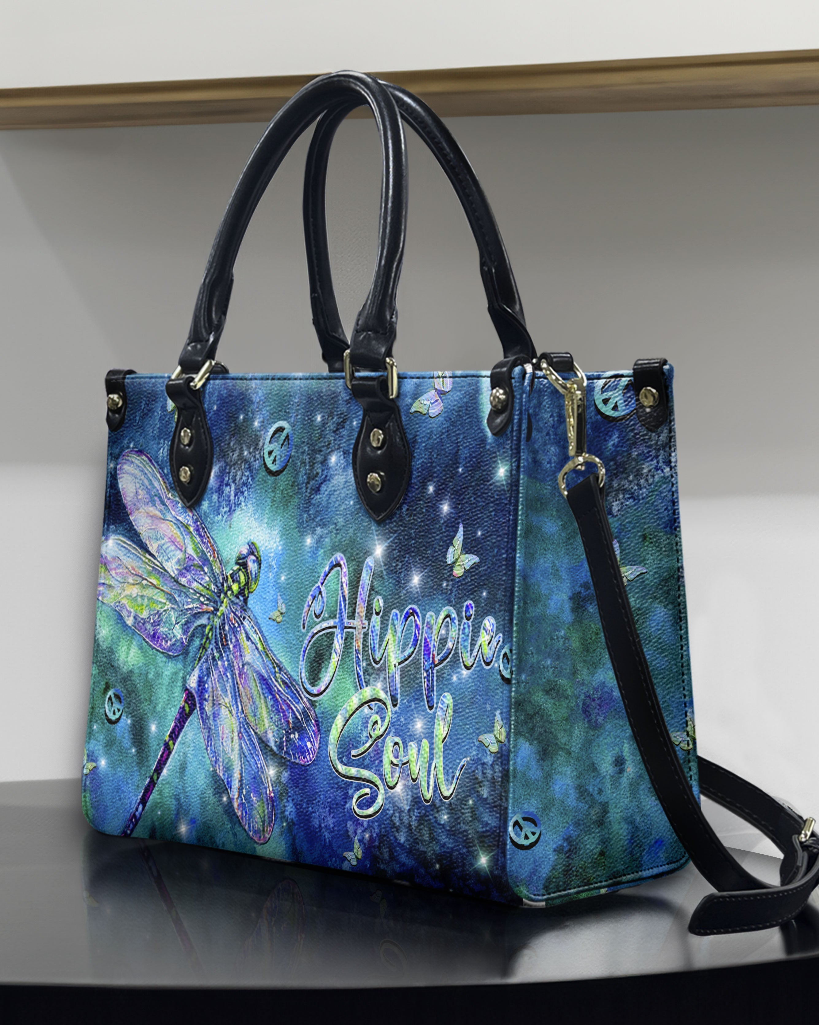 Hippie Soul Dragonfly Galaxy Boho Leather Bag Gift for Women _4_ lHARq