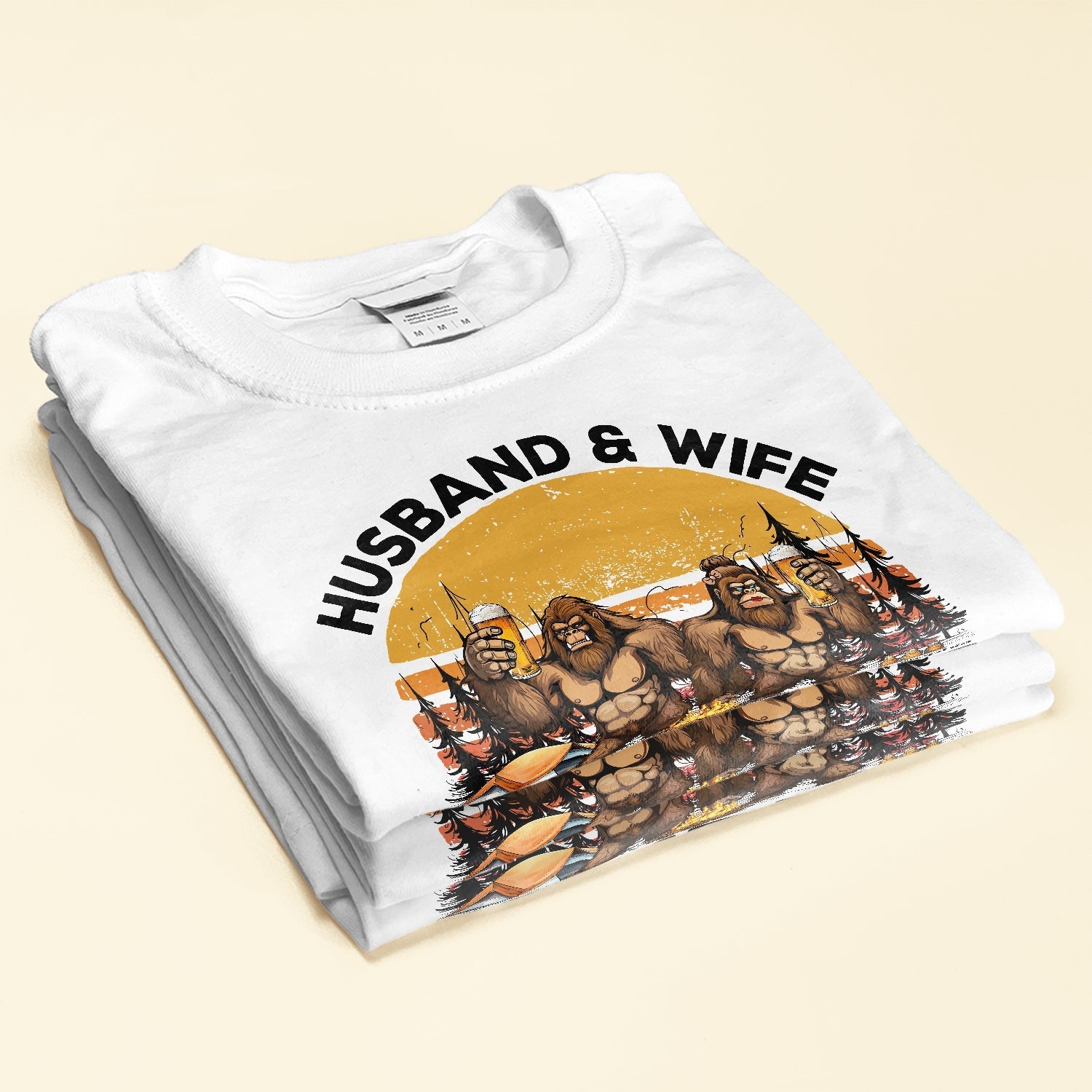 Husband And Wife Camping Partners For Life Personalized Matching Shirts2