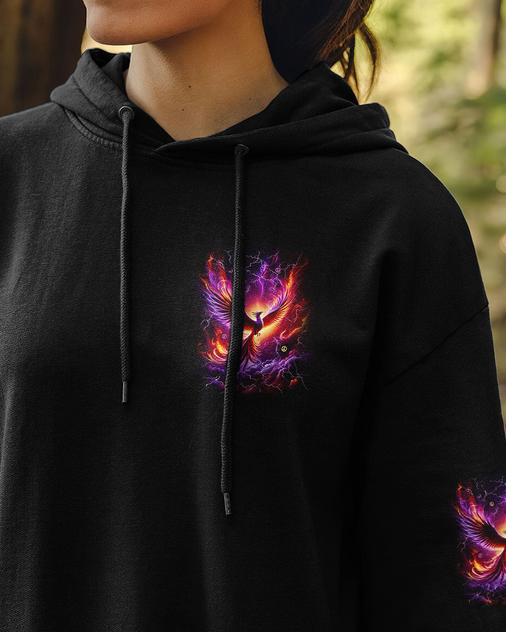 I Am The Storm Phoenix Design _26 Empowering Quote Powerful Hippie AOP Shirts _14_ 1PTdZ