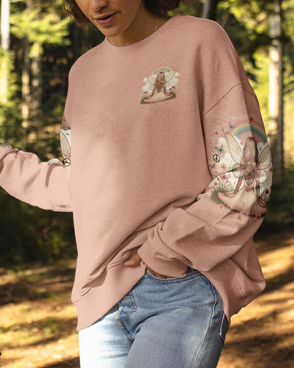 I Believe There Are Angels Among Us Angel and Floral Graphic AOP Shirts _2_ 3Rojb