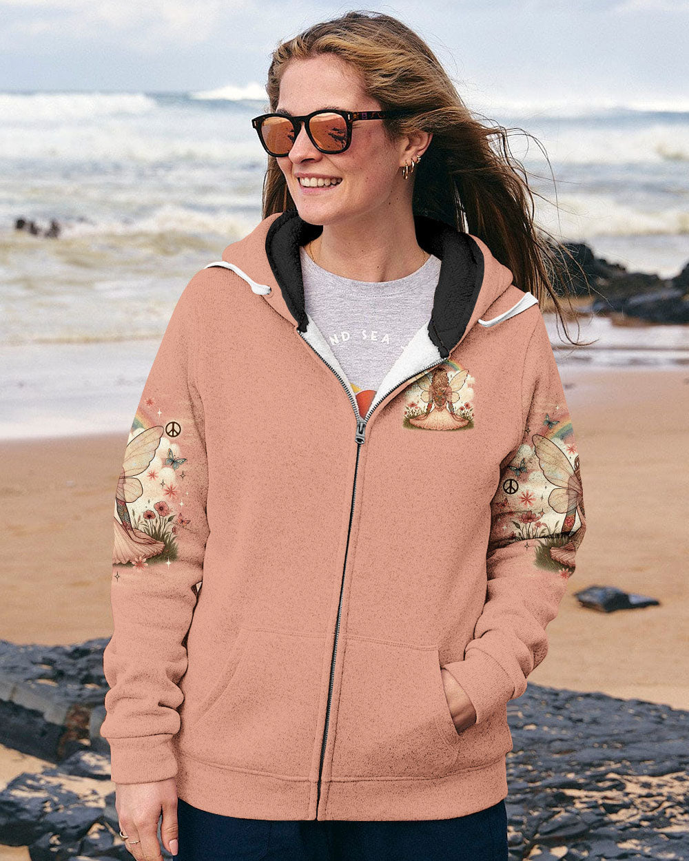 I Believe There Are Angels Among Us Angel and Floral Graphic AOP Shirts _4_ fHMRE