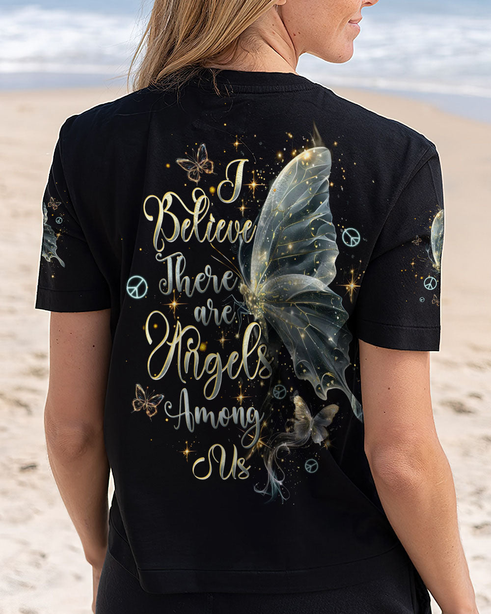I Believe There Are Angels Among Us Butterfly Spiritual Graphic AOP Shirts _12_ YIeSh