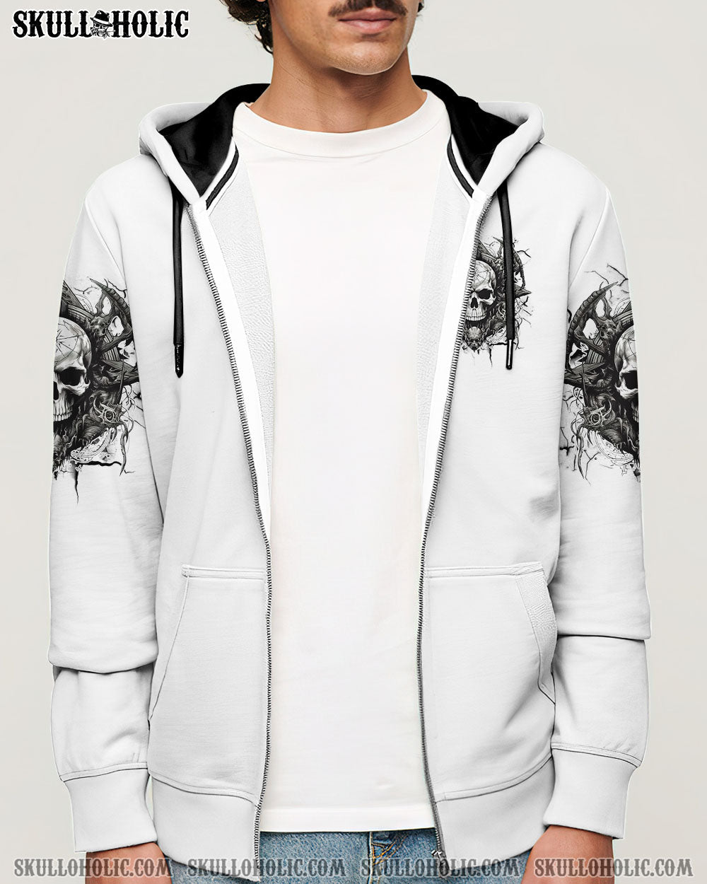 I Can Fix Stupid But It_E2_80_99s Gonna Hurt Skull Dark Gothic Ink Style AOP Shirts _8_ q7sH6