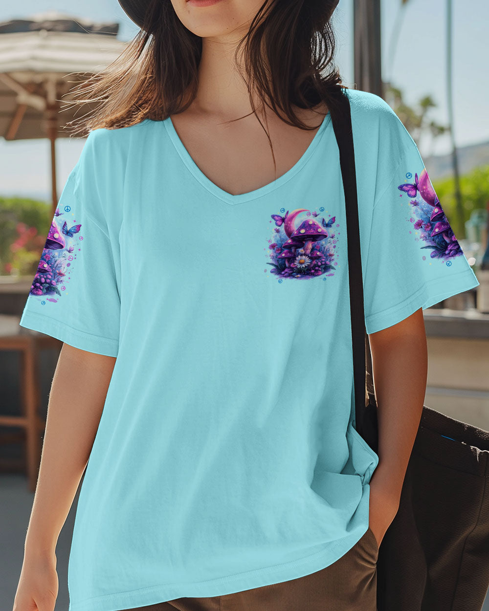 I Have So Mushroom in My Heart for You Cute Psychedelic Moon and Butterflies AOP Shirts _14_ VOPa5