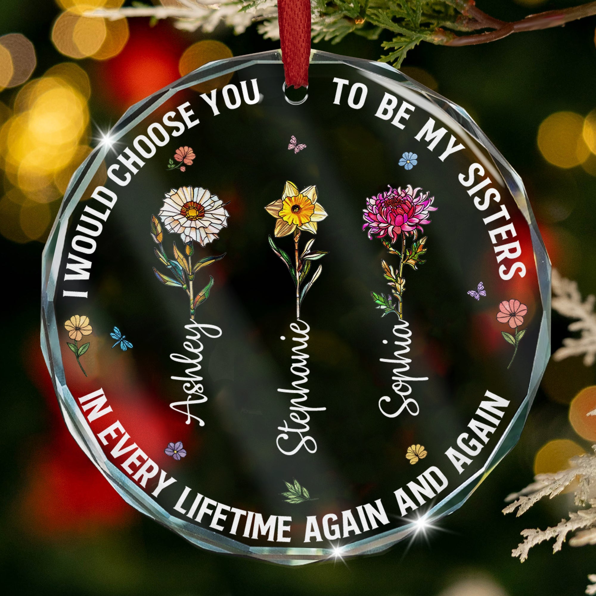 I Would Choose You Personalized Glass Ornament_1_0bed166b 77de 447e 8638 fe5ec0e7d8a5