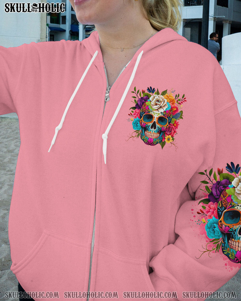 I_E2_80_99m Blunt Because God Rolled Me That Way Colorful Skull and Flower AOP Shirts _12_ JUZtk