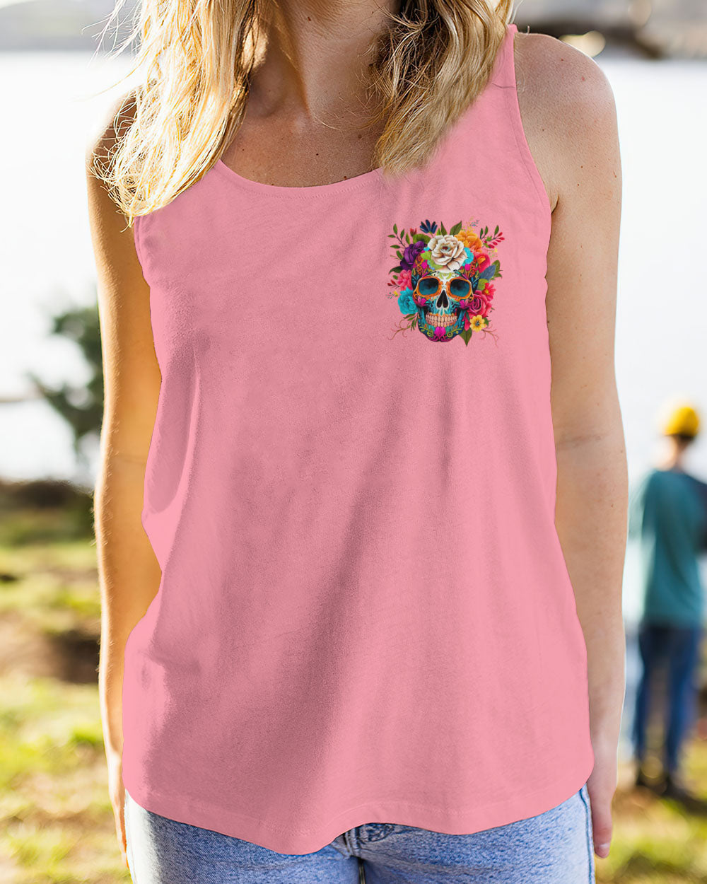 I_E2_80_99m Blunt Because God Rolled Me That Way Colorful Skull and Flower AOP Shirts _14_ hGcD8