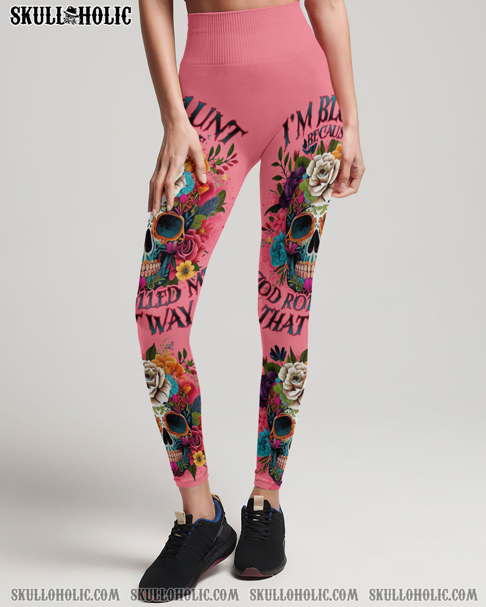 I_E2_80_99m Blunt Because God Rolled Me That Way Colorful Skull and Flower AOP Shirts _3_ YdtOv