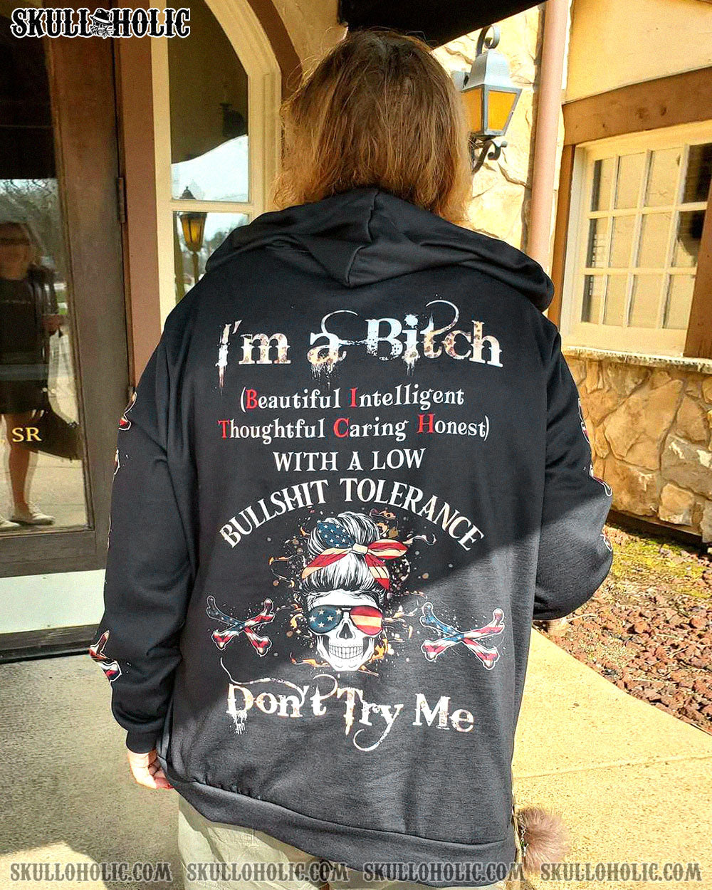 I_E2_80_99m a BITCH Don_E2_80_99t Try Me Patriotic Skull with Flag Funny Graphic Tee for Women AOP Shirts _12_ t0acq