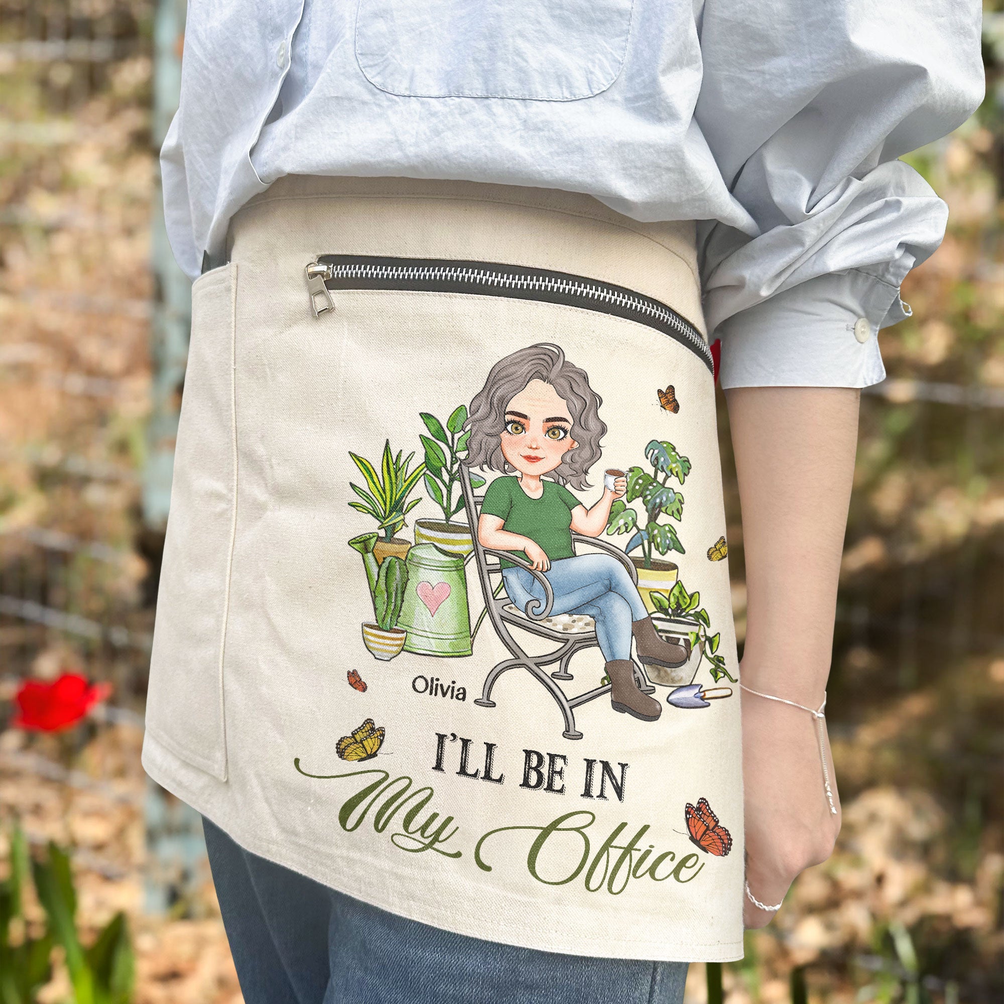 I_ll Be In My Office Personalized Apron 1