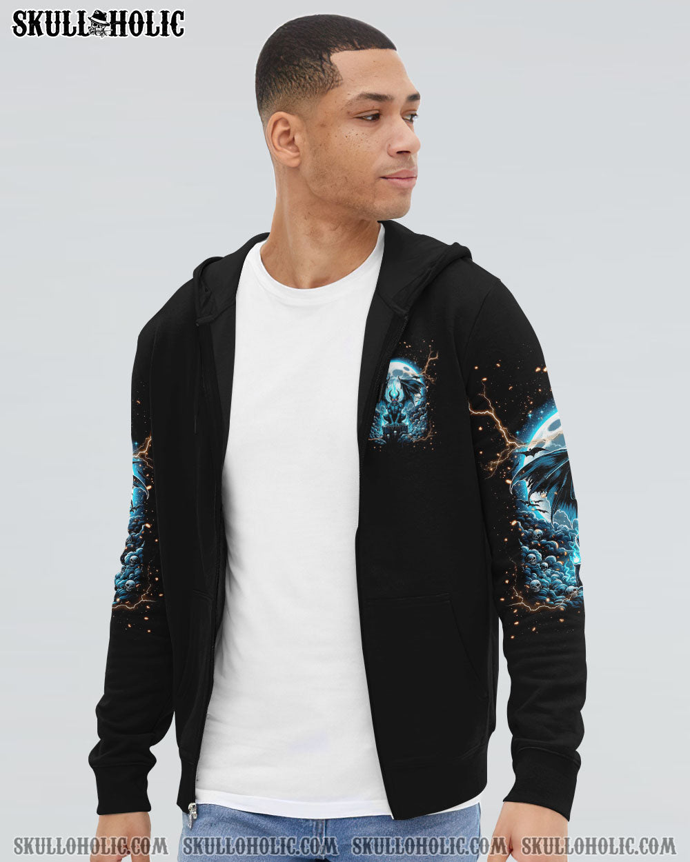 Iam Never Alone My Demons Are With Me Edgy _26 Powerful Gothic AOP Shirts _12_ sto3m