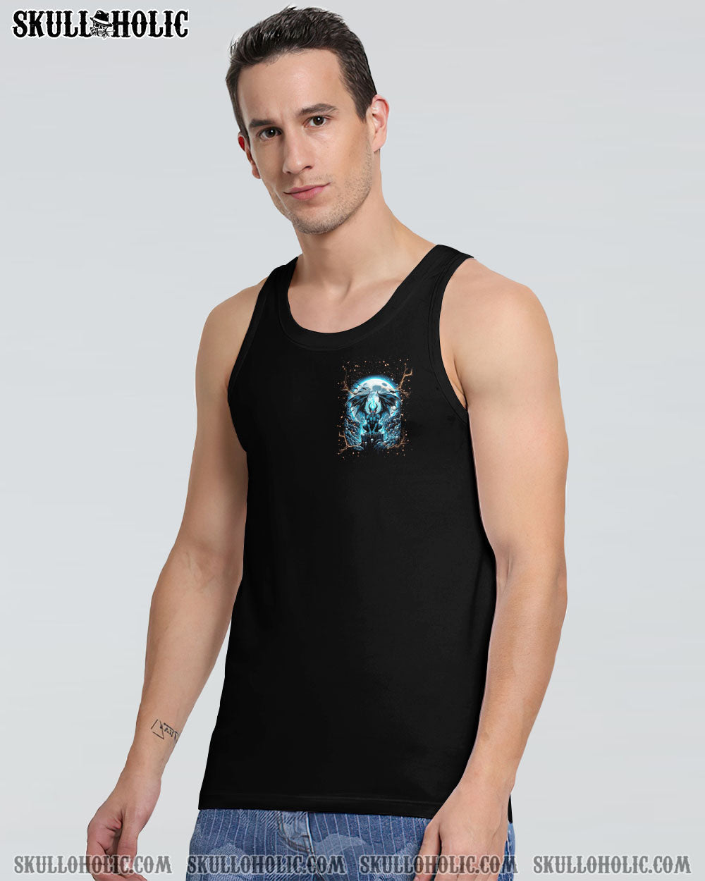 Iam Never Alone My Demons Are With Me Edgy _26 Powerful Gothic AOP Shirts _14_ 1OPca