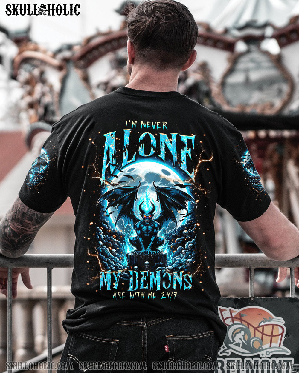 Iam Never Alone My Demons Are With Me Edgy _26 Powerful Gothic AOP Shirts _1_ 7Vmc1