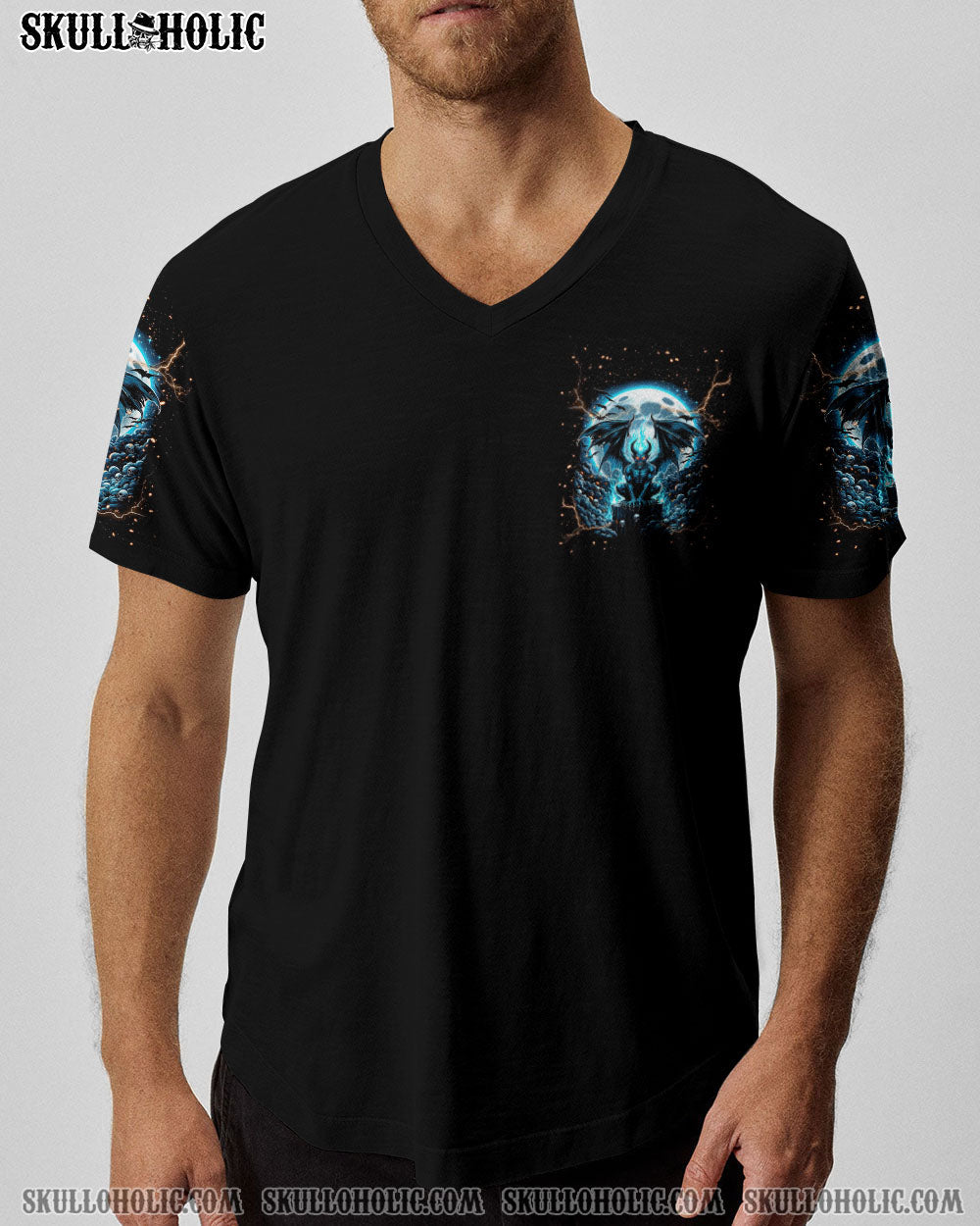 Iam Never Alone My Demons Are With Me Edgy _26 Powerful Gothic AOP Shirts _6_ mJ8yR