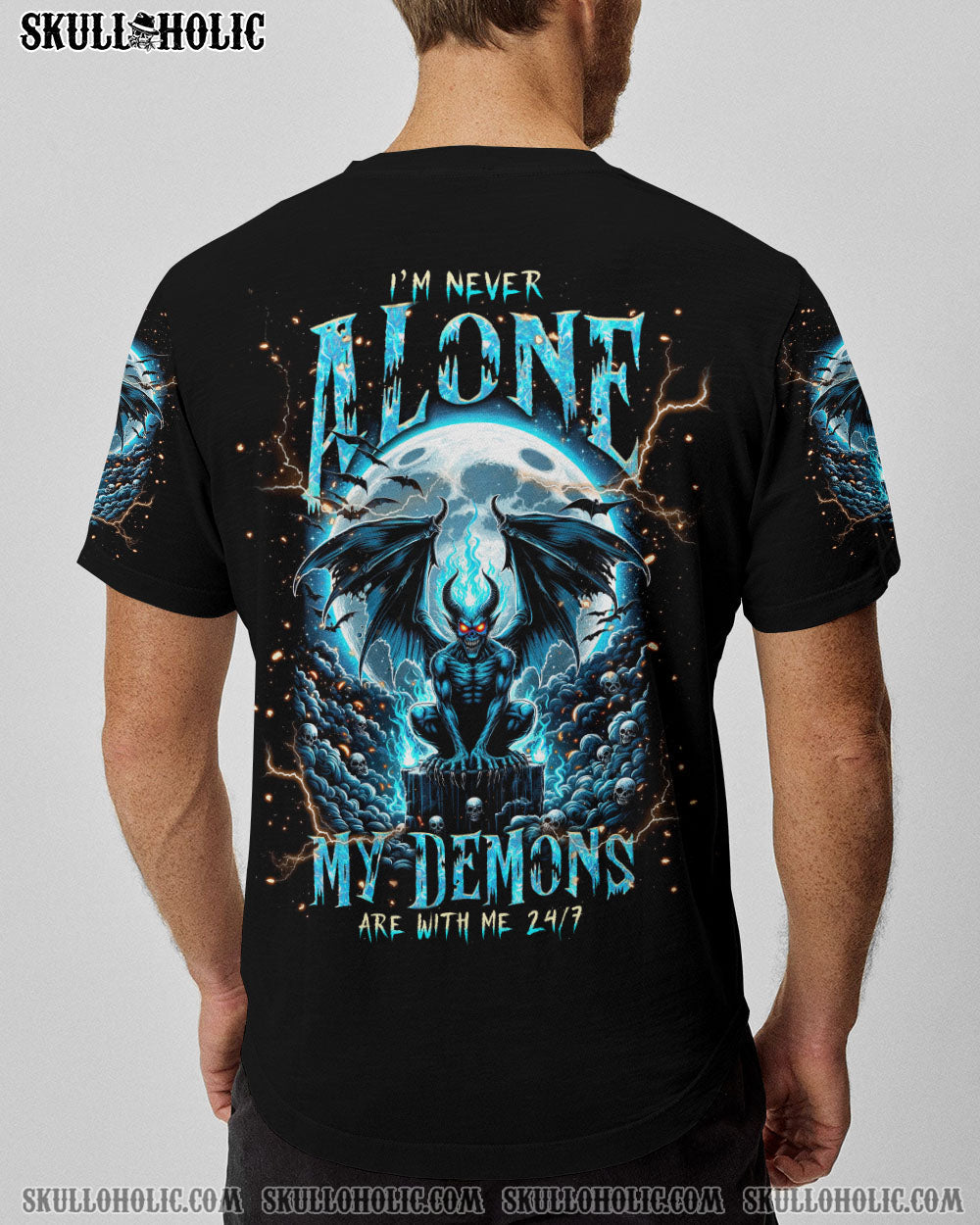 Iam Never Alone My Demons Are With Me Edgy _26 Powerful Gothic AOP Shirts _7_ iPpvs