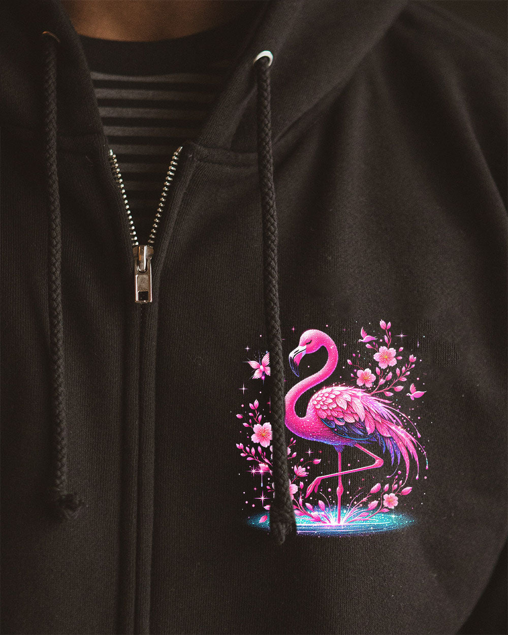 If Its Pink and Sparkly I Need It Flamingo Glamorous Glitter Graphic Tee for Women AOP Shirts _10_ JdNY8