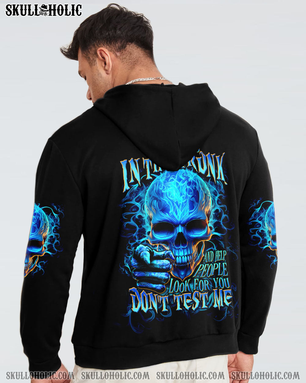 Ill Put You In The Trunk Don_E2_80_99t Test Me Blue Flame Skull Quote AOP Shirts _14_ 2asoi