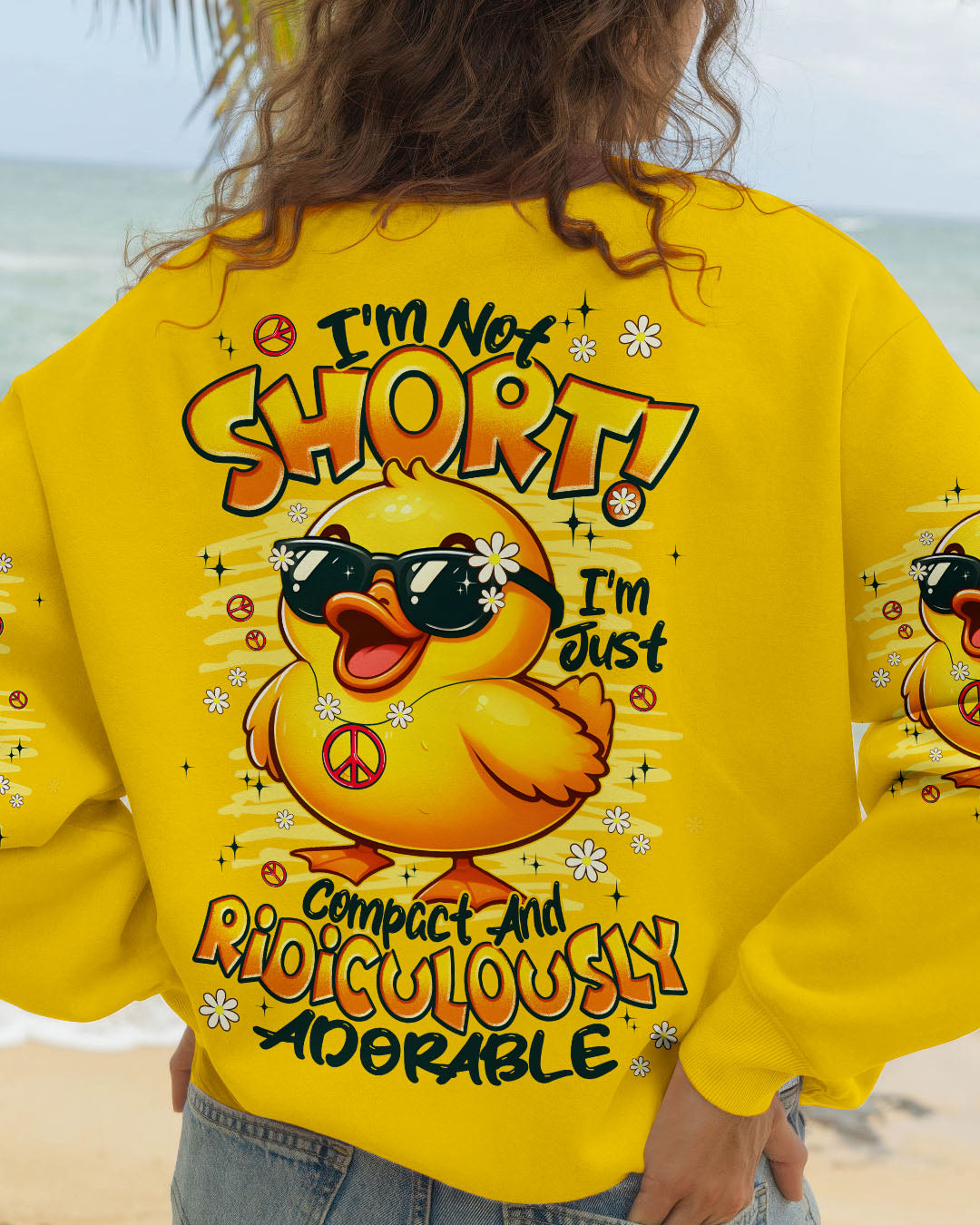Im Not Short Im just Compact and Ridiculously Adorable Duck AOP Shirts _7_ MN1rf