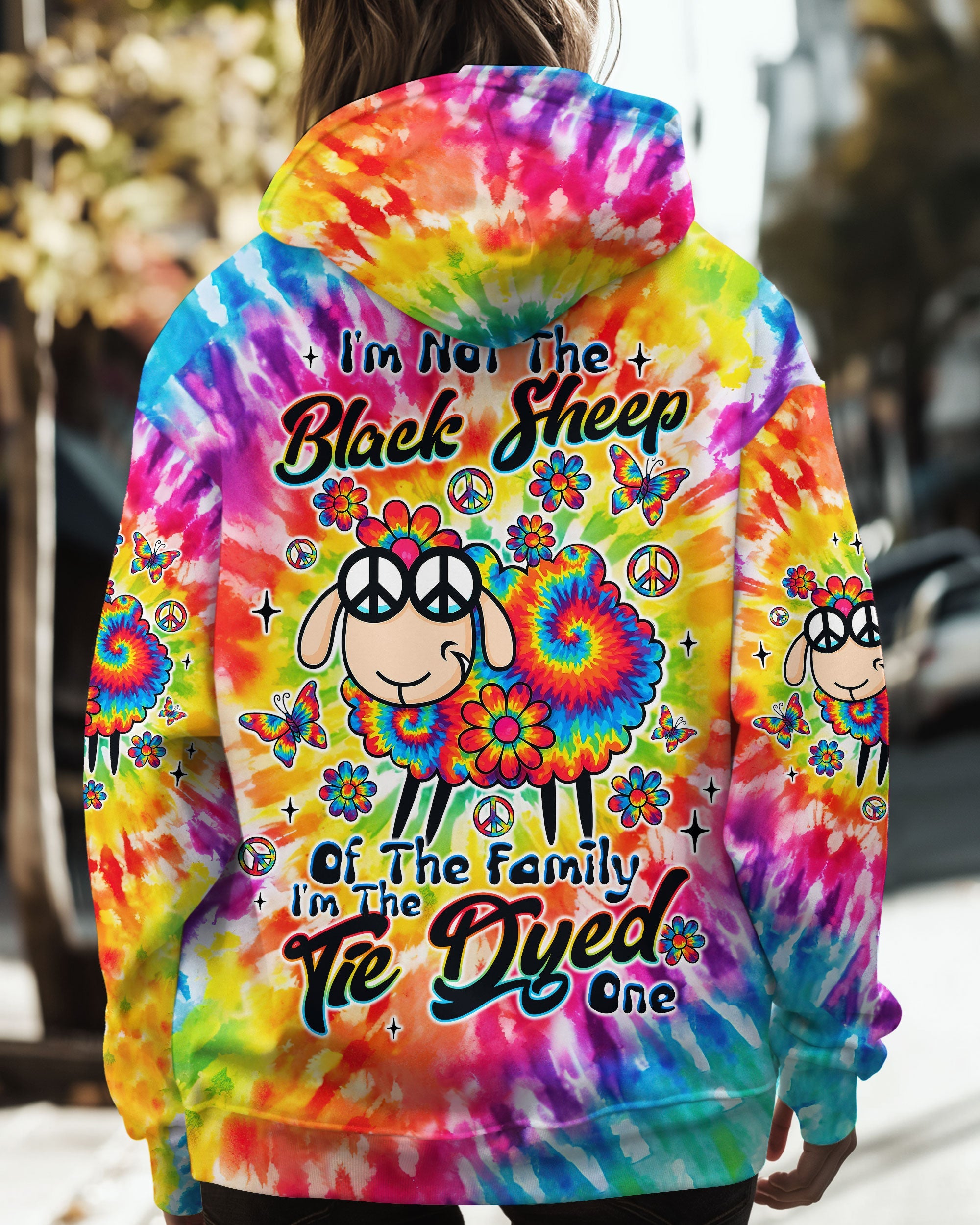 Im Not The Black Sheep of the Family Im The Tie Dyed One Cute Sheep _26 Peace Sign AOP Shirts _1_ lXCca
