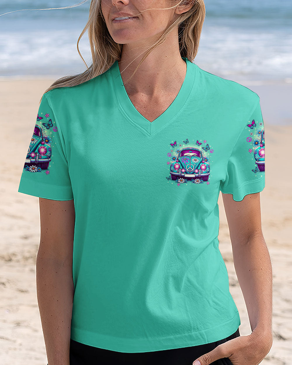 Im Older Now but Im still Runnin Against the Wind Funny Hippie Retro Car AOP Shirts _5_ kFQYO