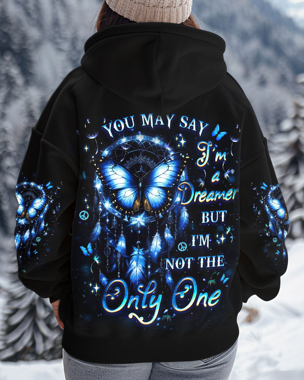 I'm a Dreamer but I'm not the Only One - Blue Dreamcatche Butterfly - AOP Shirts