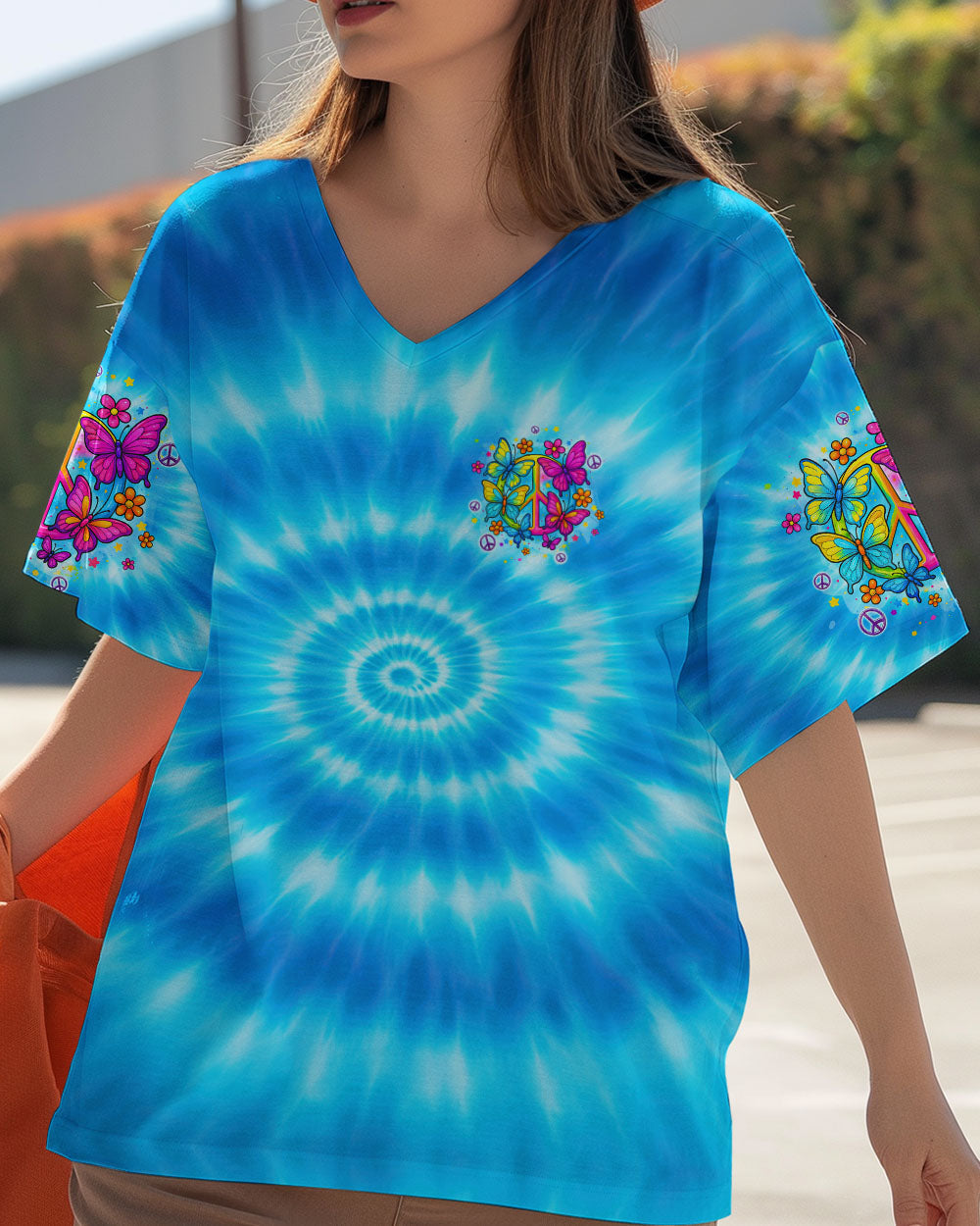 Imagine All The People Living Life in Peace Tie Dye Peace Symbol _26 Butterfly AOP Shirts _4_ crmpy