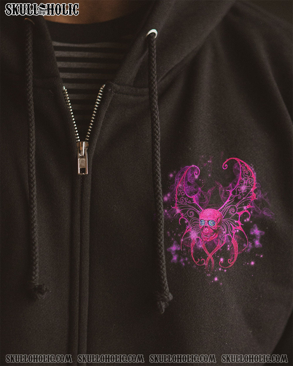 In My Next Life I Want to be the Karma Pink Skull Wings Graphic for Women AOP Shirts _9_ ZkIC1