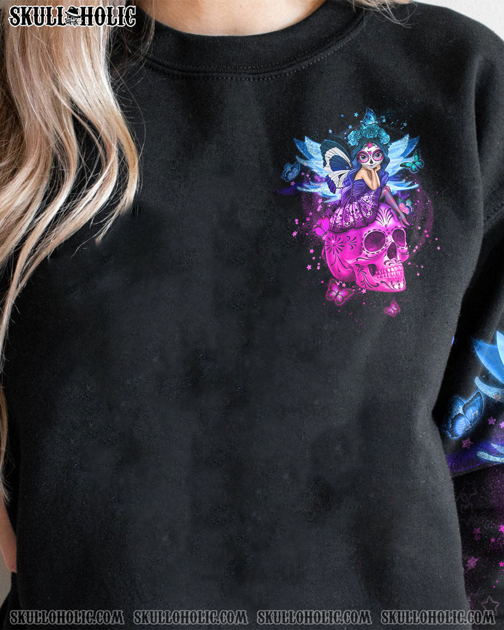 In My Next Life I want to be the Karma Fairy Pink Skull and Karma Graphic for Women AOP Shirts _2_ OYuE9