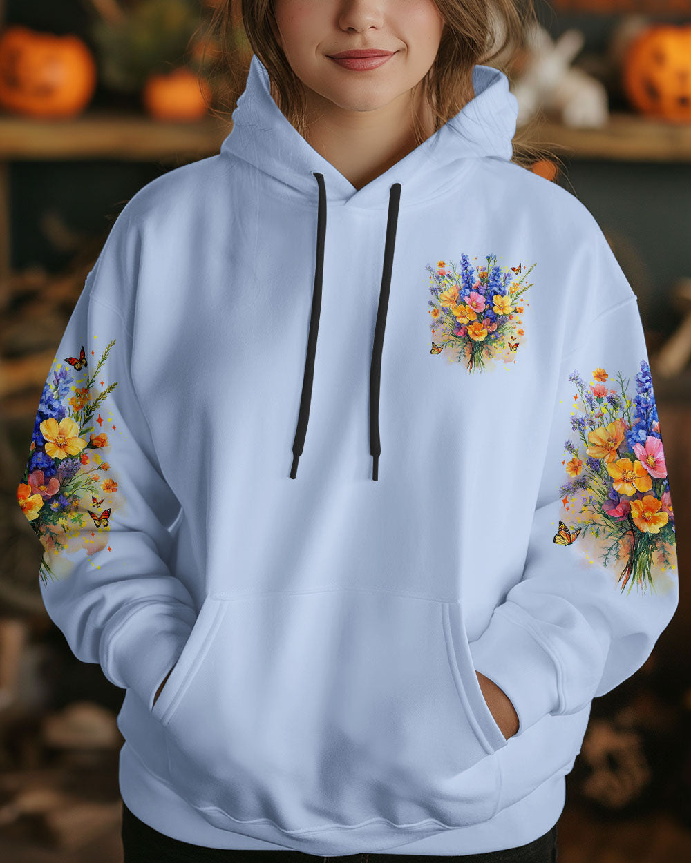 In a Field of Roses Be a Wildflower Vintage Floral Graphic for Women AOP Shirts _2_ BC162