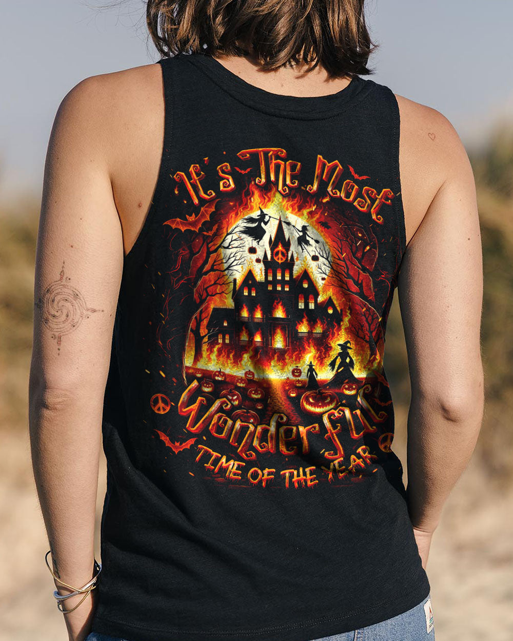 It_E2_80_99s the Most Wonderful Time of the Year Halloween Spooky Haunted House AOP Shirts _13_ StUYO