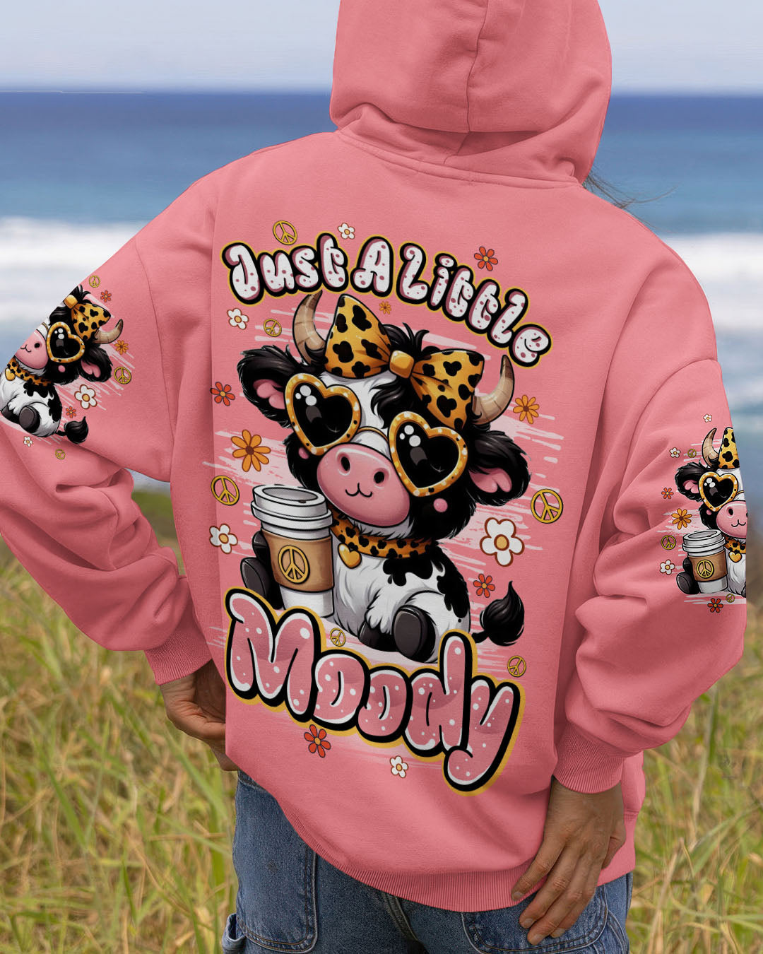 Just A Little Moody Cow Cute Cow Design _26 Coffee Lover_E2_80_99s AOP Shirts _13_ zPrfw