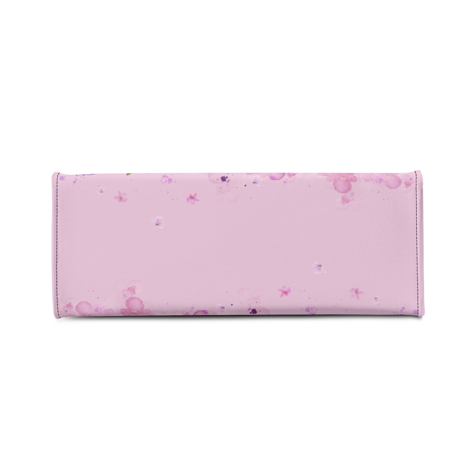 Just Breathe Everything Is Going To Be Okay Butterfly with Pink Floral Hippie Leather Bag _4_ 5Sbtw