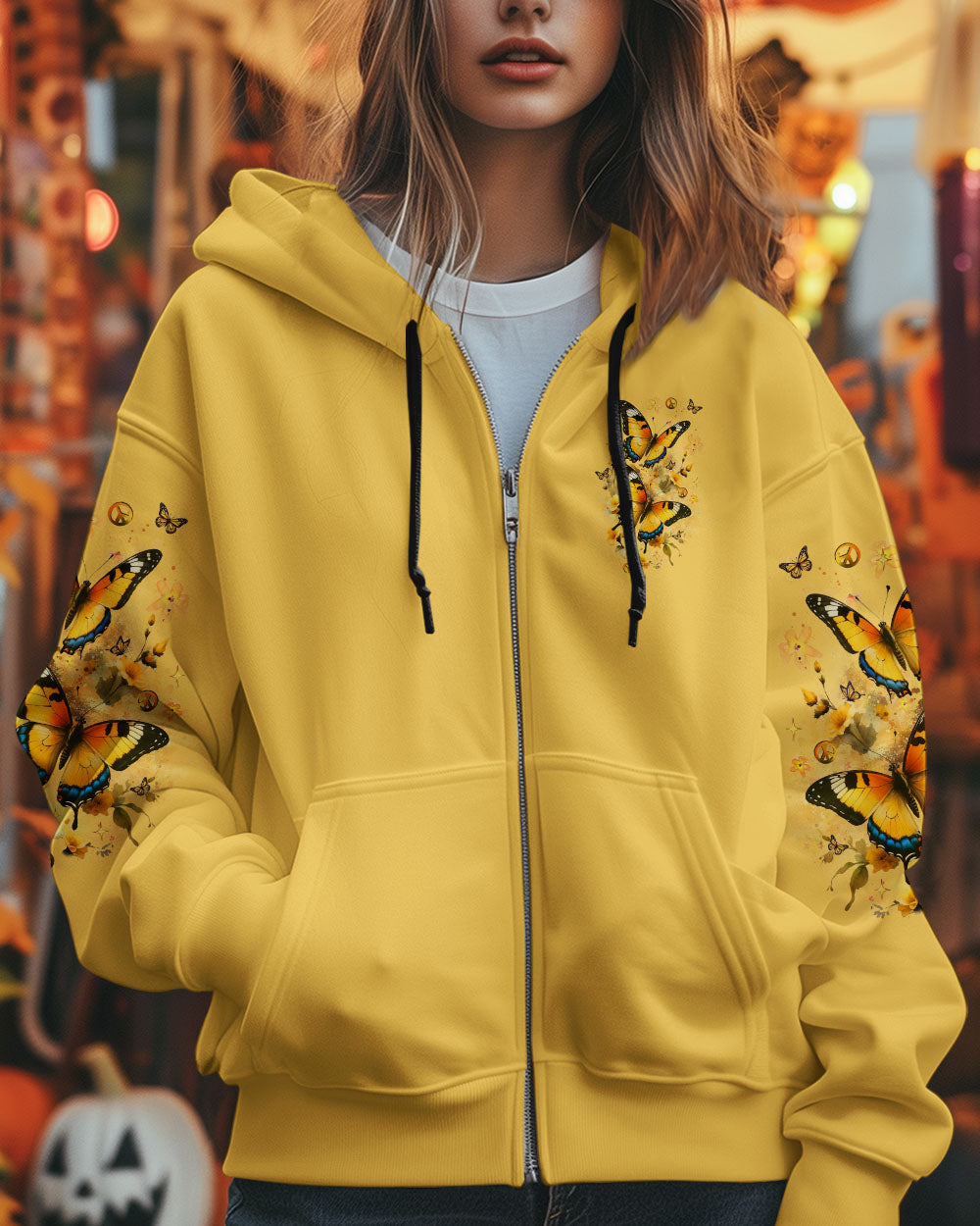 Just Breathe Everything Is Going To Be Okay Inspirational Butterfly AOP Shirts _8_ id5Xd