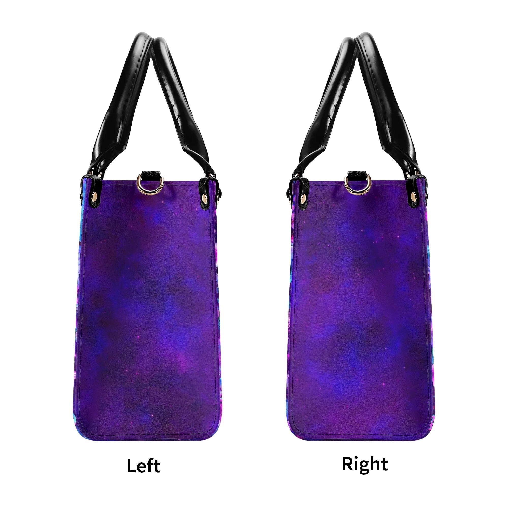 Just Breathe Everything Is Going to Be Okay Purple Butterfly with Flower Leather Bag _6_ jIwFf