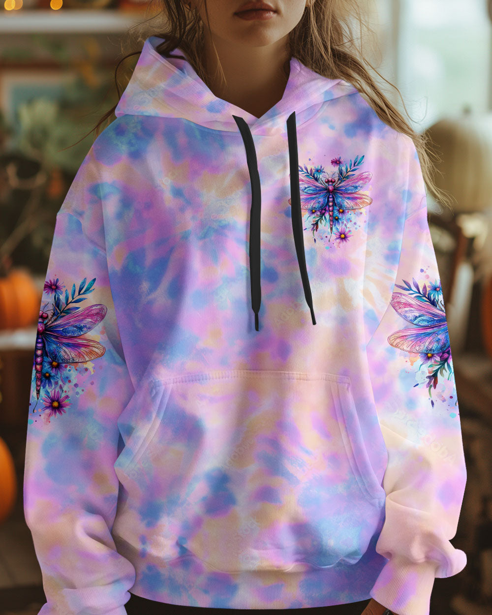 Just Breathe Everything Will Be Okay Dragonfly Tie Dye Inspirational AOP Shirts _6_ 6DX7f