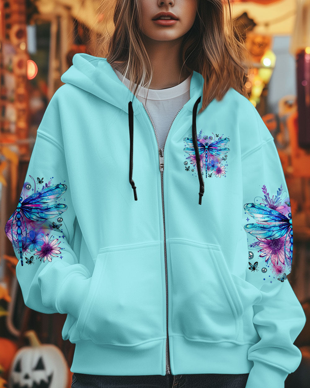 Listen to the Wind Listen to your Heart Dragonfly Inspirational Nature Tee for Women AOP Shirts _10_ FUd8F