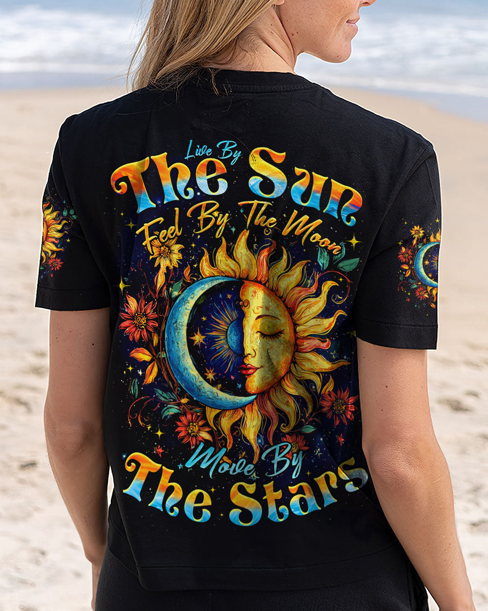 Live by the Sun Feel by the Moon Cosmic Sun Moon Stars Boho AOP Shirts _3_ 50Toc