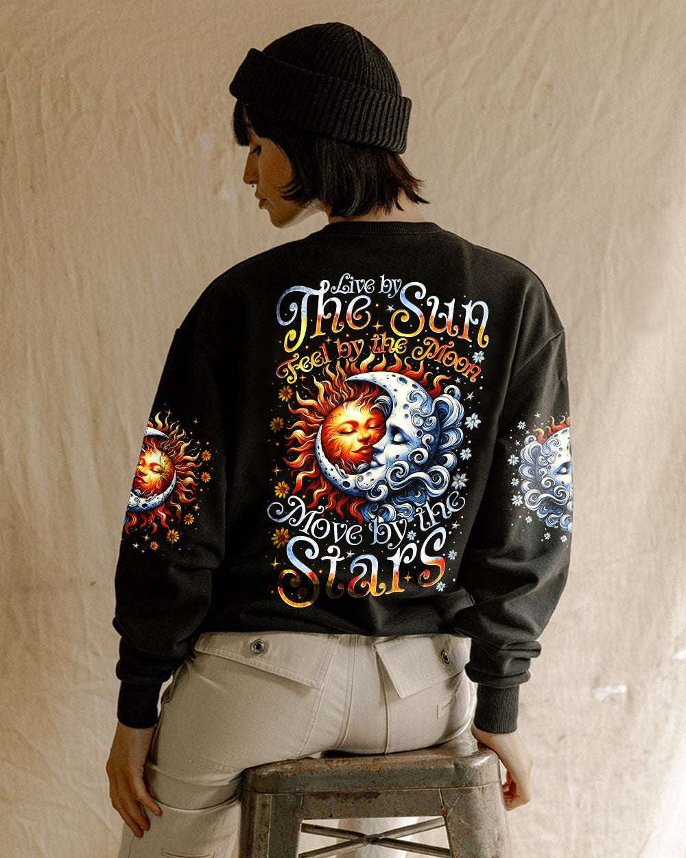 Live by the Sun Feel by the Moon Move by the Stars AOP Shirts _3_ FzREk