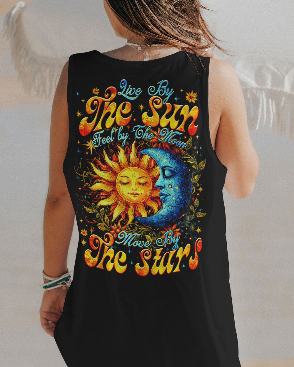 Live by the Sun Feel by the Moon Move by the Stars Mystical Astrology AOP Shirts _11_ qAwHX